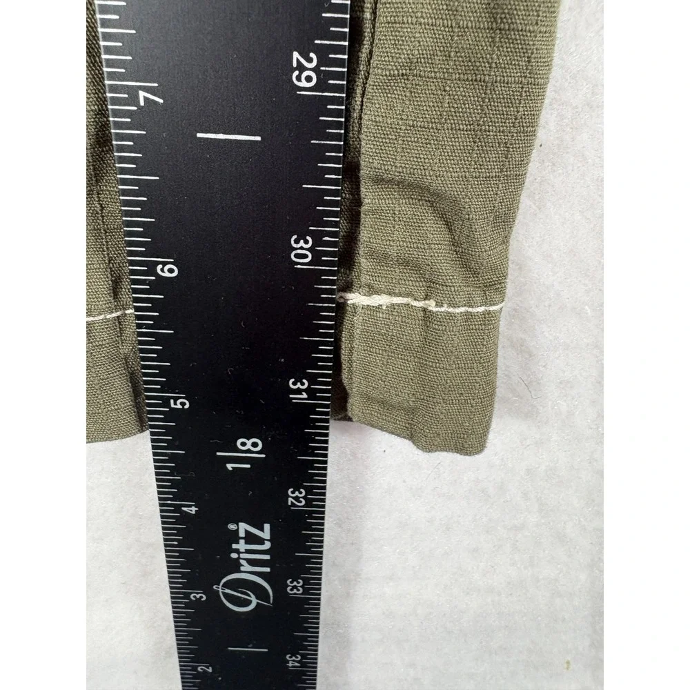 True Religion Cargo Pants Mens 32 Olive Green Ripstop Logo Straight Leg‎ Travel